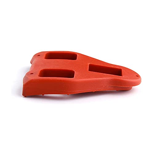 Look Delta Piezas de Bicicleta para Pedales, Set bloccascarpe Delta, Calas para Pedales Compatible con Peloton Look Delta (9 ° de Angular Freedom) Calas Ciclismo Velo (Red,1-Pack)