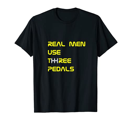 Los hombres reales usan tres pedales Camiseta