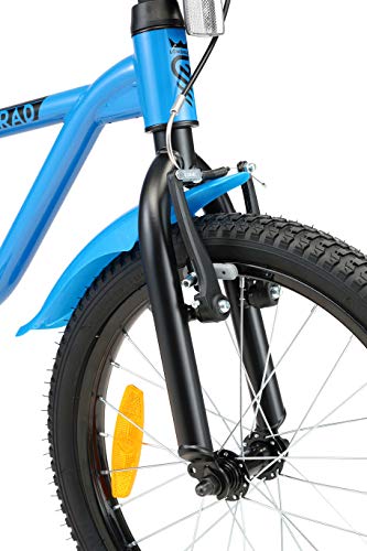 LÖWENRAD Bicicleta Infantil para niños y niñas a Partir de 5 años | Bici 18" Pulgadas con Frenos | Azul