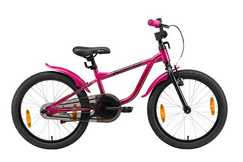 LÖWENRAD Bicicleta Infantil para niños y niñas a Partir de 6 años | Bici 20" Pulgadas con Frenos | Berry