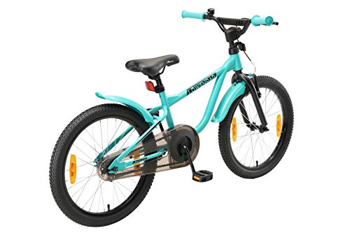LÖWENRAD Bicicleta Infantil para niños y niñas a Partir de 6 años | Bici 20" Pulgadas con Frenos | Turquesa
