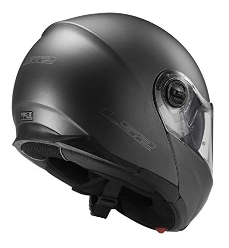 LS2 503251007S Casco Ff-325 Strobe GRIS TITANIO MATE T-S, Small, Titanium