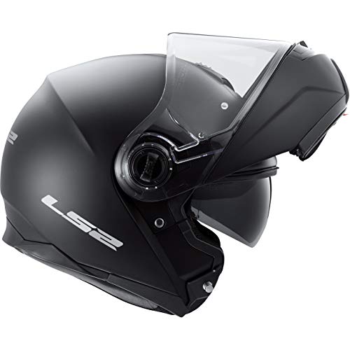 LS2 503251011S FF325 Casco Strobe Solid, Color Negro Mate, Tamaño S