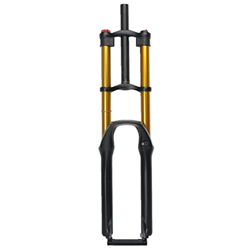 LSRRYD Bicicleta Montaña Suspensión Horquilla 26/27.5/29' 'MTB Doble Hombro Horquillas Aire 1-1/8 Freno Disco Horquilla 15mm Eje Pasante 130mm Recorrido Ajuste Rebote 2600g