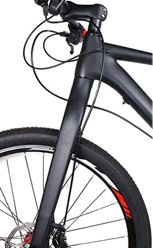 LSRRYD Full Carbon Fibre Horquilla Rígida 26/27.5/29 Pulgadas Horquilla De Bicicleta De Montaña 1-1/2 Tubo Recto Freno De Disco 9mm QR 500g (Size : 27.5'')