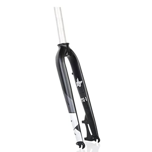 LSRRYD Horquilla MTB 26 27.5 29 Pulgadas Horquilla Rígida Freno De Disco Bicicleta De Montaña AleacióN Aluminio Horquillas 1-1/8 Tubo Recto QR 9mm Ultraligera 820g