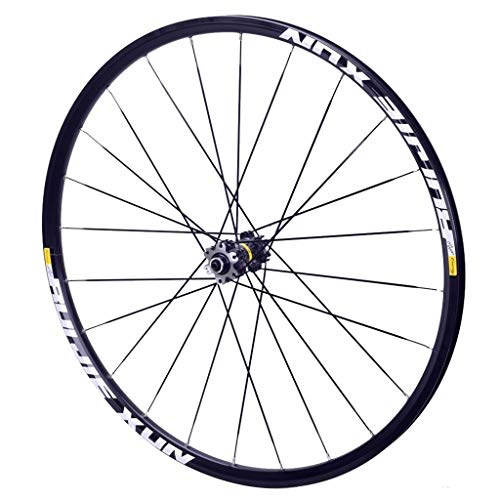 LSRRYD Juego Ruedas Bicicleta Montaña 26 27.5 29 Pulgadas Cubo Fibra Carbono MTB Ruedas Bicicleta Llantas Doble Pared Freno Disco Rodamientos Sellados 8/9/10/11 Velocidad