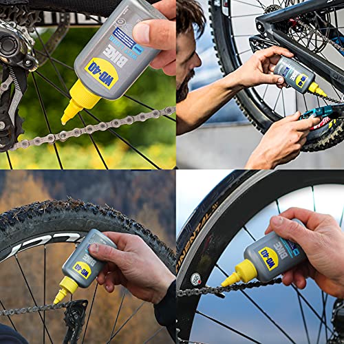 Lubricante de Cadenas de Bicicleta para Ambiente Húmedo - WD-40 BIKE - Gotero 100ml