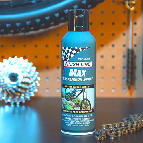 Lubricante MAX para suspensión de Bicicleta en Spray, 266 ml