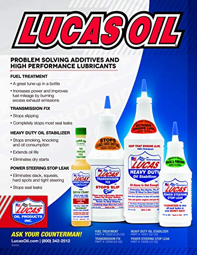 Lucas Oil 10008 Sellador de Fugas de Dirección Asistida, 355ml Volumen