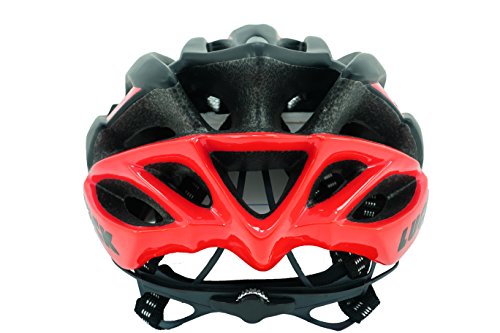 LUCK Casco DE Ciclismo Nueva Linea Profesional (M, Rojo) equivale a una Talla S.