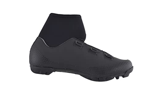 LUCK Fenix | Zapatillas MTB de Invierno para Hombre y Mujer | Botas Invierno de Ciclismo BTT (Negro, Numeric_43)