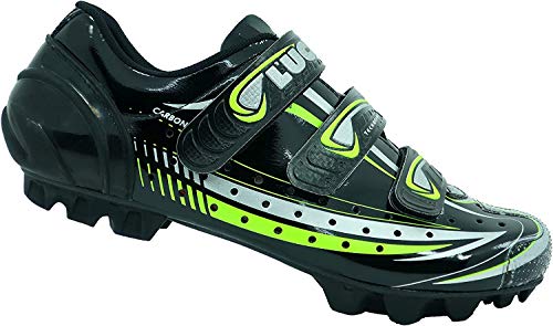 LUCK Zapatilla de Ciclismo Master, con Suela de Carbono y Triple Tira de Velcro para una sujeción (37 EU)