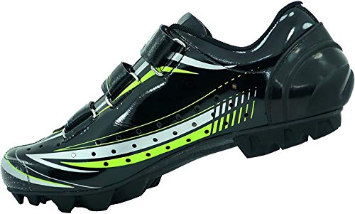 LUCK Zapatilla de Ciclismo Master, con Suela de Carbono y Triple Tira de Velcro para una sujeción (37 EU)