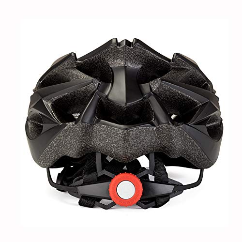 LXJ - Casco de ciclismo para hombre, cómodo, transpirable, para bicicleta de carretera, totalmente moldeado, Hombre, negro