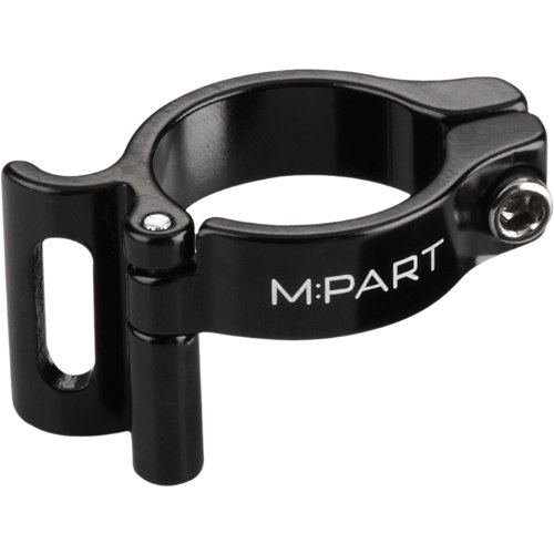 M Part Derailleur Clamp For A Braze On Front Black, 28.6mm M:Part-Abrazadera de desviador Frontal para un Brae en la Parte Delantera Mech 28.6-Negro, 28,6 mm, Ciclismo, 3 Size