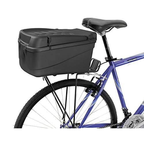 M-Wave Amsterdam Easy - Caja para bicicleta, color negro, talla 43.5 x 31 x 22 cm, 18 Liter