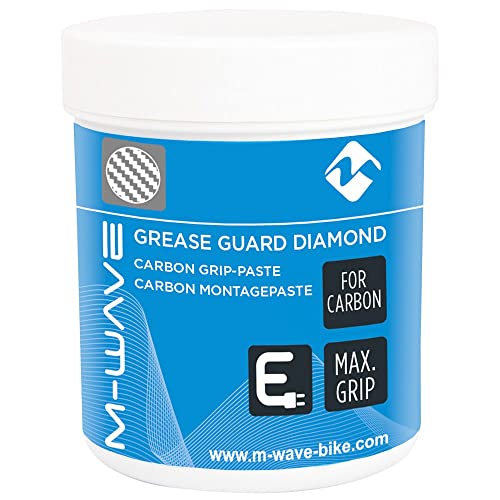M Wave Grease Guard Diamond Pasta de Montaje de Carbono, Adultos Unisex, Transparente