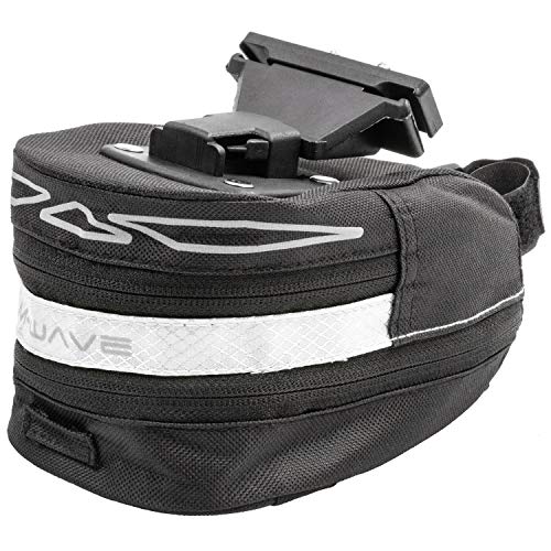 M Wave L Bolsa sillín Bicicleta Tilburg S, Adultos Unisex, Blanco