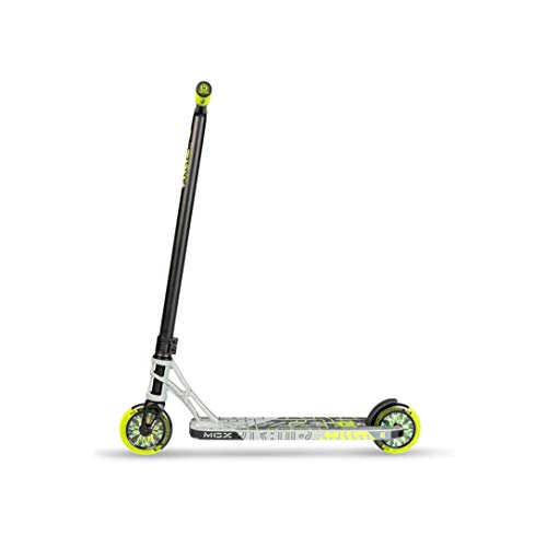 MADD MGP Gear MGX Freestyle Stunt Scooter Pro - Patinete para acrobacias, color gris y verde