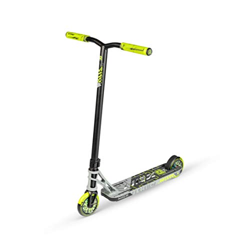 MADD MGP Gear MGX Freestyle Stunt Scooter Pro - Patinete para acrobacias, color gris y verde