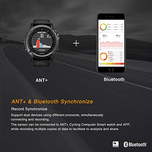 Magene S3+ Sensor de Velocidad/Cadencia para Ciclismo, Sensor Inalámbrico de RPM de Bicicleta Ant+/Bluetooth 4.0