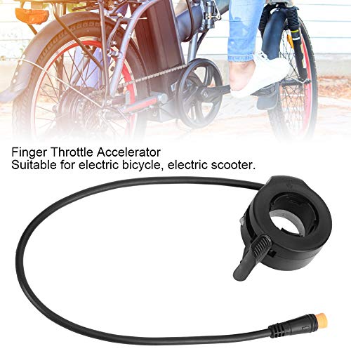 MAGT Acelerador Bicicleta Electrica, 130X Acelerador de Acelerador de Dedo de Bicicleta eléctrica Acelerador de Pulgar Derecho/Izquierdo Acelerador de Pulgar de Bicicleta eléctrica