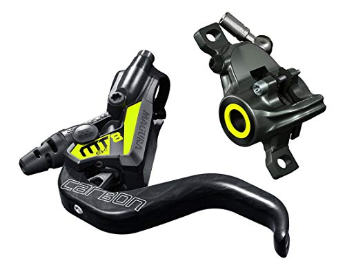 Magura MT8 SL, palanca de 1 dedo HC Carboplay, 1 sistema de frenado, color negro/amarillo, talla única