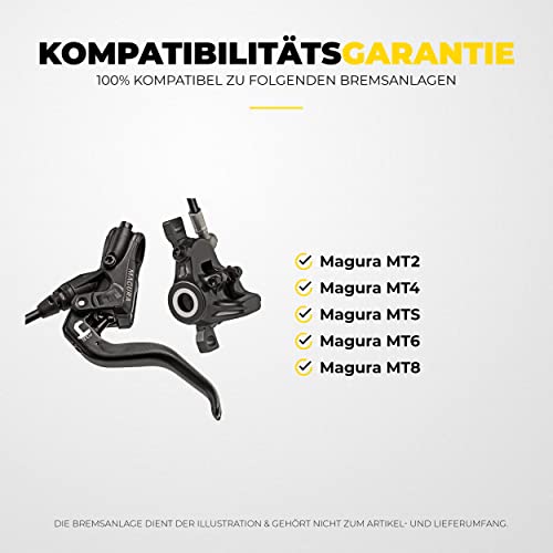 Magura Pastillas de Freno MT-2 MT-4 MT-S MT-6 MT-8 Type 7 para Freno de Disco Bicicleta I Sinterizado I Alto Rendimiento I Durable & Ajuste Pastillas de Freno Bicicleta