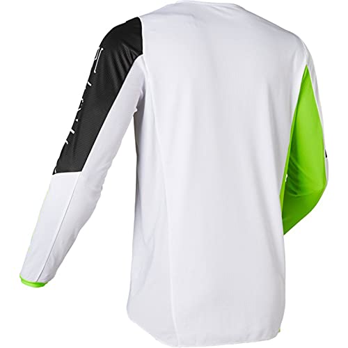 Maillot Ciclismo Hombre Ropa Camiseta Bicicleta MTB con Mangas (White,XS)