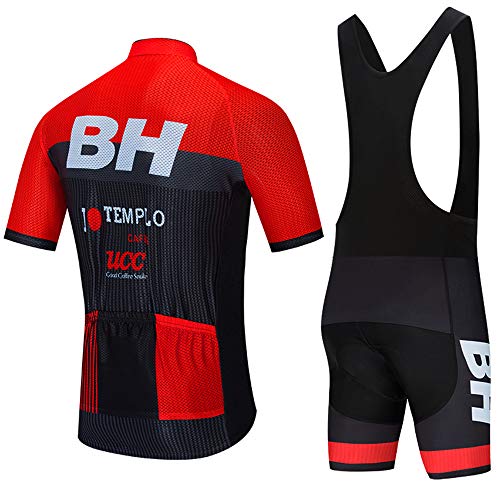 Maillot Ciclismo y Culote Traje Ciclismo Equipacion para MTB Ciclista Conjunto Ciclismo Hombre Verano con 3D Acolchado de Gel