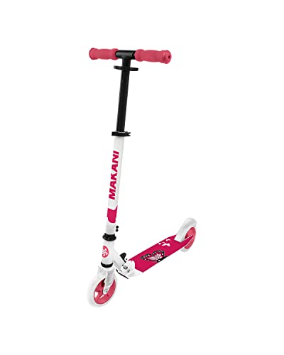 Makani Patinete Infantil Zonda Plegable, Ruedas de PU, rodamientos ABEC-7, Freno, Color:Rosa