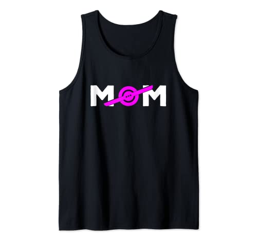 Mamá Una Rueda Patineta Eléctrica Propietario Día de la Madre Camiseta sin Mangas