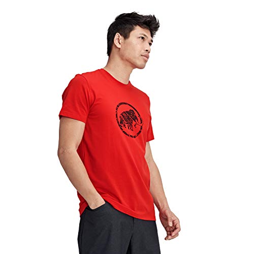 Mammut Camiseta para Hombre con Logotipo, Hombre, Camiseta, 1017-07295, Magma, Small