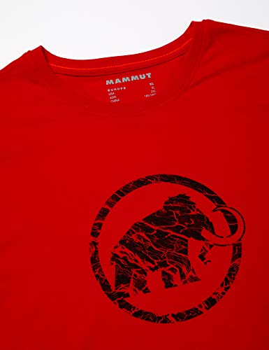 Mammut Camiseta para Hombre con Logotipo, Hombre, Camiseta, 1017-07295, Magma, Small