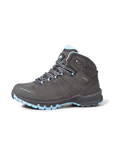 Mammut Nova III Mid GTX Zapatos de High Rise Senderismo, Mujer, Gris (Graphite/Whisper 000), 38 2/3 EU