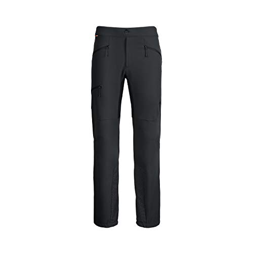 Mammut Pantalones de Softshell Aenergy para Hombre, Hombre, Pantalón Softshell, 1021-00540, Negro, 56