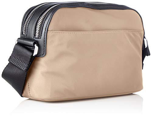 Mandarina Duck Hunter Tracolla, Bolsa de Mensajero para Mujer, Gris (Simply Taupe), 22x14.5x8.5 Centimeters (W x H x L)