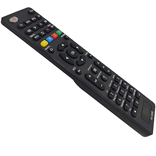 Mando Universal TV Apto para Sony/TCL/Hisense/LG/Sharp/Toshiba/Hitachi/Samsung/Philips/Panasonic Smart TV- No Requiere configuración Mando a Distancia Universal de TV