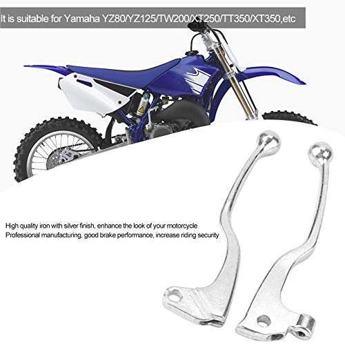 Manija de la Palanca de Freno, par de Embrague de la Motocicleta Maneta de Freno para YZ80 YZ125 TW200 XT 225 250 XT225 XT250 TTR250 XT350 XT600 TT600