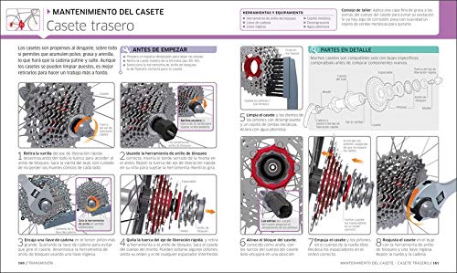 Manual completo de la bicicleta: Reparación y mantenimiento en pasos sencillos (Estilo de vida)