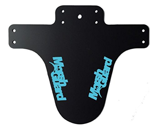 Marsh Guard Mud MTB Face Fender Protector de Salpicaduras de bicicleta guardabarros + F26 Pegatinas (Plus Logo tyrkis)