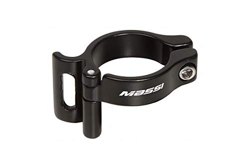 Massi Abrazadera desviador 34,9, Deportes y Aire Libre, Negra, 34,9 mm