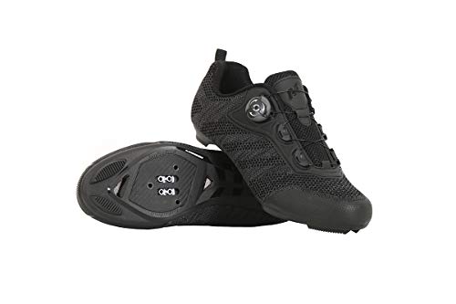 Massi Zapatillas Carretera ICARO Black T.42 Ciclismo, Juventud Unisex, Negro, 42