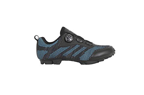 Massi Zapatillas MTB IDUMM Blue/Black T.42, Juventud Unisex, Negro/Azul, 42