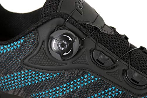 Massi Zapatillas MTB IDUMM Blue/Black T.42, Juventud Unisex, Negro/Azul, 42