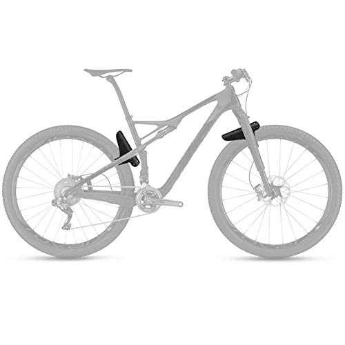 Material rigido,Guardabarros MTB,MTB Mudguard Delantero y Trasero Compatible se Adapta a 20" 22" 26" 27,5" 29 Pulgadas de Bici y Bicicleta Fat