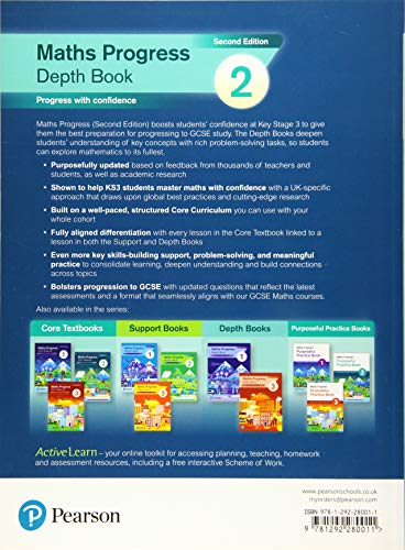 Maths Progress Second Edition Depth Book 2: Second Edition