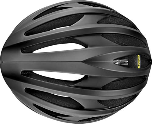MAVIC Aksium Elite 2021 - Casco para bicicleta de carreras (talla M, 54-59 cm), color negro