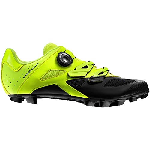 Mavic Crossmax Elite - Zapatillas Hombre - Amarillo/Negro Talla del Calzado UK 9,5 | EU 44 2019